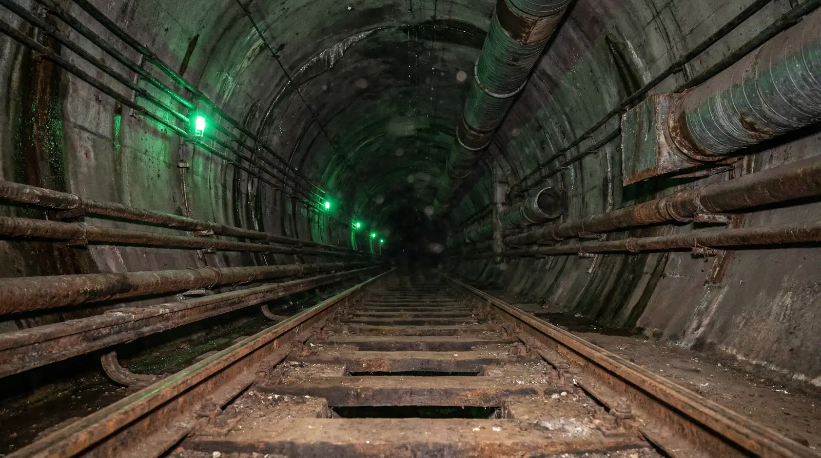 废弃地铁隧道深处 - 暗网 - 城市探险