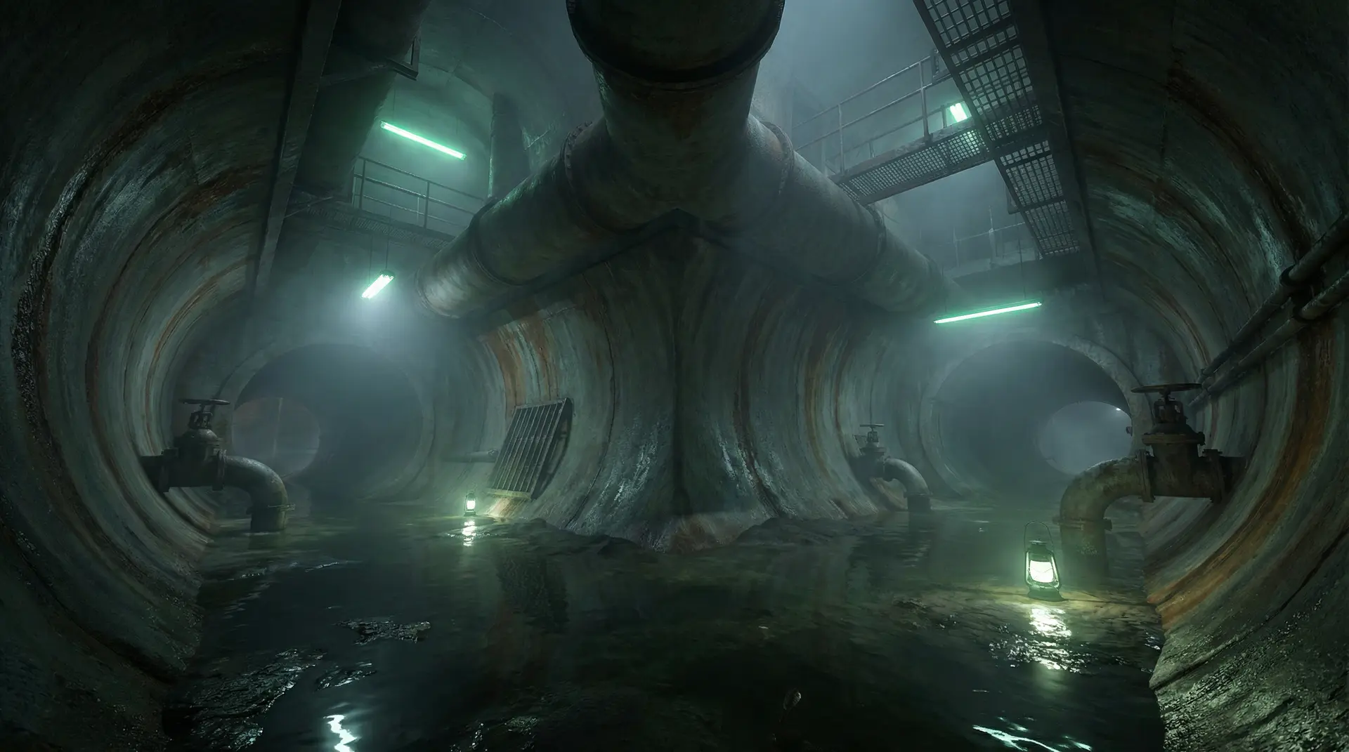 地下排水系统巨型管道 - 暗网 - 工业遗迹